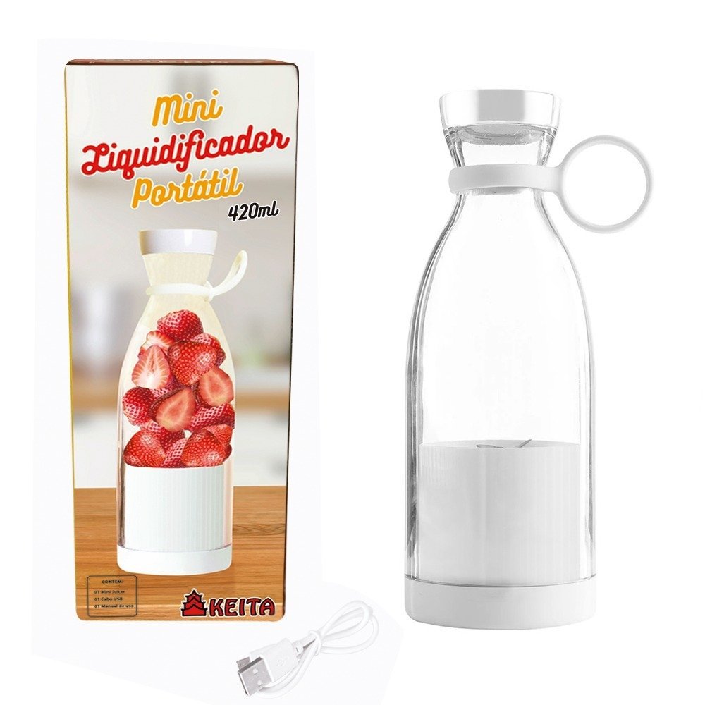 Kit Pratico para Casa Caneca Eletrica e Mini Liquidificador - 5