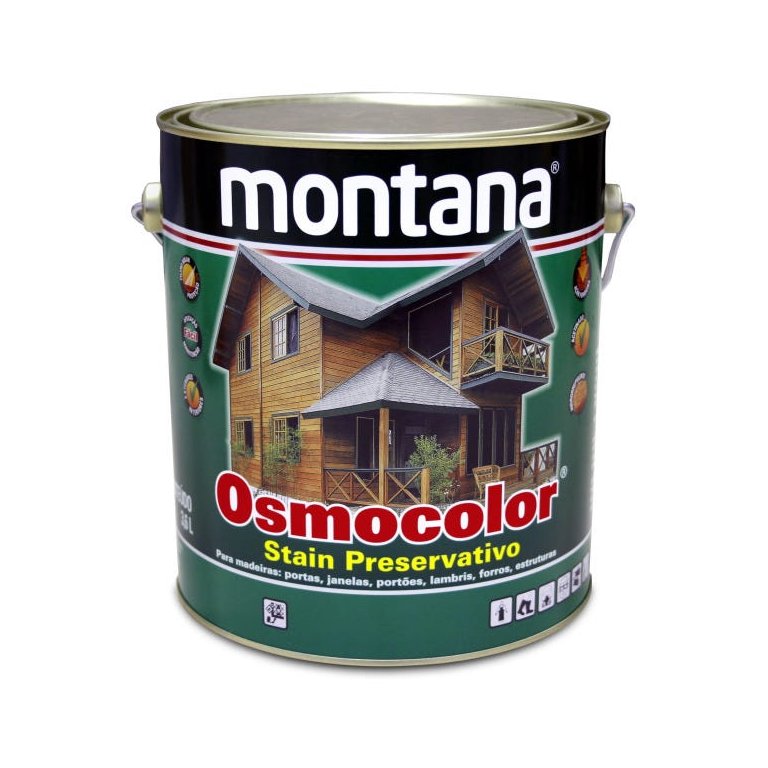 Osmocolor Stain Uv-Gold 3,6 Litros Black