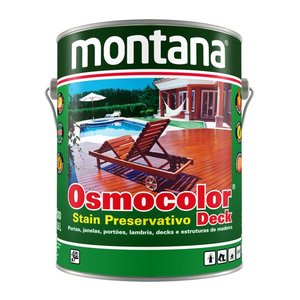 Osmocolor Stain Uv-deck 3,6 Litros Castanho