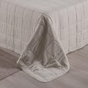 Ver imagem 7 de Kit Cobre Leito Colcha Speciale Casal Matelado Toque Acetinado 400 Fios 3 Peças Palha - 100% Polié