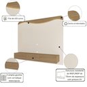 Ver imagem 2 de Móvel de Tv para Parede com Led e Rack de Gavetas Grande