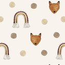 Ver imagem 1 de Papel de Parede Autocolante Infantil Boho - 10m