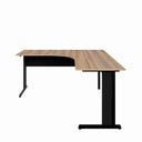 Ver imagem 6 de Mesa Angular New City Pé Metálico Light 160 cm Calvi/Preto Gebb Work