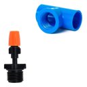 Ver imagem 3 de Kit 10 Nebulizador Ajustável com Tê 1/2 Estufa Irrigação