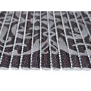 Ver mais imagens de Tapete Passadeira Emborrachada Pvc Antiderrapante 0,65x4,00m Barrado Marrom Branco