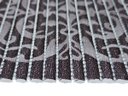 Ver mais imagens de Tapete Passadeira Emborrachada Pvc Antiderrapante 0,65x4,00m Barrado Marrom Branco