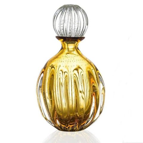 Garrafa de Murano São Marcos - Cristal Âmbar 33cm