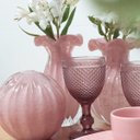 Ver imagem 3 de Vaso de Murano Trouxinha São Marcos - Cristal Rosa 20cm