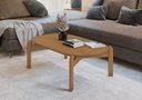 Ver imagem 1 de Mesa de Centro Lizz Tampo Oval Marrom Casa D
