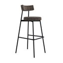 Ver imagem 5 de Banqueta Alta Stout Boucle Marrom Castor Est.Preta