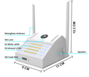 Ver imagem 5 de Lampada Camera De Parede Externa Com Wifi 1080p Com Áudio e Sensor De Movimento