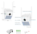 Ver imagem 3 de Lampada Camera De Parede Externa Com Wifi 1080p Com Áudio e Sensor De Movimento