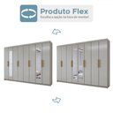 Ver imagem 6 de Guarda-roupa Casal Aurora 8 Portas 4 Gavetas com Espelho - Panorama Móveis