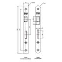 Ver imagem 5 de Fechadura Quadratta Premium Externa 2600/81 Roseta Cromada 40mm Aliança