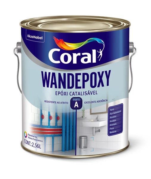 Coral Wandepoxy Massa Catalisável Epóxi 3,6 litros Branco - 1
