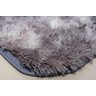 Tapete para Sala e Quarto Peludo Felpudo 2,40x2,00 Cinza Mesclado - 4