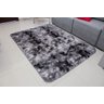 Tapete para Sala e Quarto Peludo Felpudo 2,40x2,00 Cinza Mesclado - 2