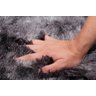 Tapete para Sala e Quarto Peludo Felpudo 2,40x2,00 Cinza Mesclado - 5