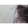 Tapete para Sala e Quarto Peludo Felpudo 2,40x2,00 Cinza Mesclado - 7