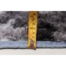 Tapete para Sala e Quarto Peludo Felpudo 2,40x2,00 Cinza Mesclado - 6