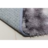 Tapete para Sala e Quarto Peludo Felpudo 2,40x2,00 Cinza Mesclado - 9