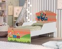 Ver imagem 4 de Cama Infantil Trem dos Bichinhos Com Colchão