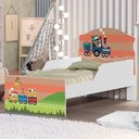 Ver imagem 1 de Cama Infantil Trem dos Bichinhos Com Colchão