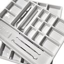 Ver imagem 2 de 2u. Dental Expositor com Divisões Bandeja para Instrumental