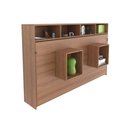 Ver imagem 5 de Cama de Solteiro Articulada Dobrável Flex Horizontal com 6 Nichos Cm8020 Tecnomobili Amêndoa