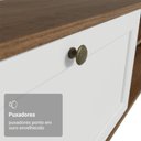Ver imagem 7 de Rack Suspenso para Tv até 80 Polegadas 218 Cm 2 Portas Rustic/branco Vik Madesa