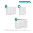 Ver imagem 3 de Armário de Cozinha Completa com Balcão Milla Lumina Carraro Branco
