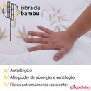 Ver imagem 3 de Cama Box Colchão King 100% Espuma Dupla Face Antialérgico 193x203x56cm - BF Colchões
