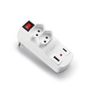 Ver imagem 1 de Protetor de Linha 2 Tomadas 2P-T 10A 2 USB Bivolt Carregamento Rápido Elgin