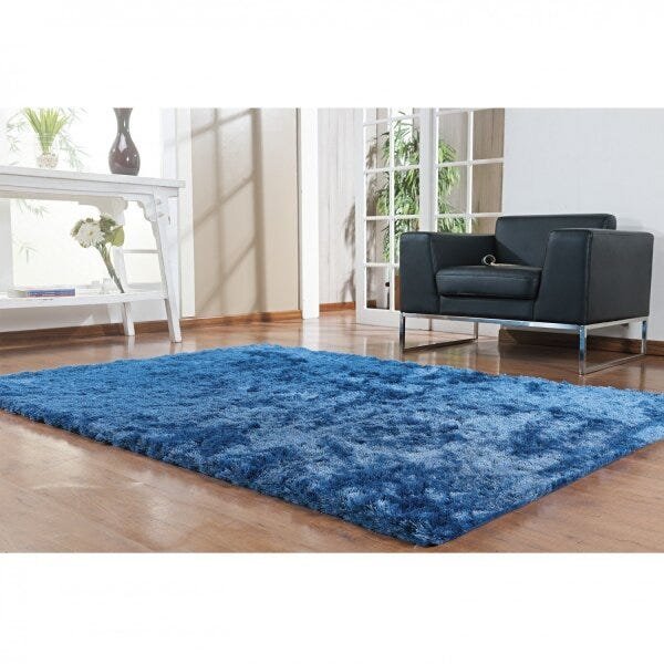 Tapete Clássico Liso Silk Shaggy Niazitex 2,00M x 3,00M - 1