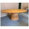 Conjunto Mesa de Jantar Cone Oval 160x90 cm Freijó + 4 Cadeiras Eames Dkr Wood Branca Personal Decor - 4