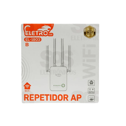 Repetidor Wifi 2.4ghz com 4 Antenas Eletromex El-1803b - 3
