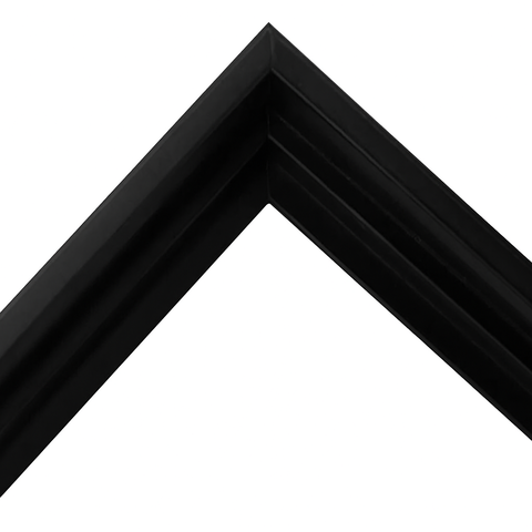 Moldura Filete Preta para Telas em Canvas 50x70 Cm