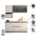 Ver imagem 4 de Cozinha Completa Etna 5 Peças Poliman Móveis
