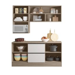 Cozinha Completa Etna 5 Peças Poliman Móveis - 3