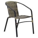 Ver imagem 2 de Jogo 4 Cadeiras Floripa e Mesa com Tampo Ripado em Alumínio - Piscina, Varanda, Jardim