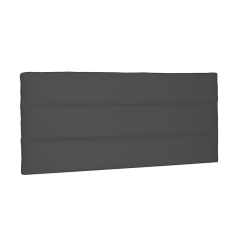 Cabeceira Painel La Italiana Para Cama Box King 195 cm Suede - D’Rossi - Cinza