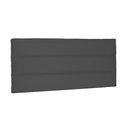Ver imagem 1 de Cabeceira Painel La Italiana Para Cama Box King 195 cm Suede - D’Rossi - Cinza