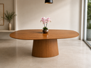 Ver imagem 2 de Mesa de Jantar Orgânica Eclat Freijó Base Cone 160x90cm