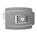 Ver imagem 1 de Fechadura IX100 inox 42mm abert interna 12V furação especAGL