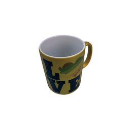 Caneca de Porcela LOVE Dourada SUDE - 2