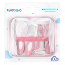 Ver imagem 4 de Kit Higiene para Bebê 5 Pçs C/ Nécessaire Rosa - Pimpolho:rosa