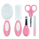 Ver imagem 3 de Kit Higiene para Bebê 5 Pçs C/ Nécessaire Rosa - Pimpolho:rosa