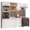 Ver imagem 2 de Armário de Cozinha Completa 270 cm Branco Agata Madesa 13