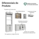 Ver imagem 4 de Armário de Cozinha Completa 270 cm Branco Agata Madesa 13