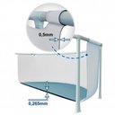 Ver imagem 7 de Piscina Intex 4.485L Estrutural Prism Cinza Capa Bomba 110v Forro Kit Limpeza